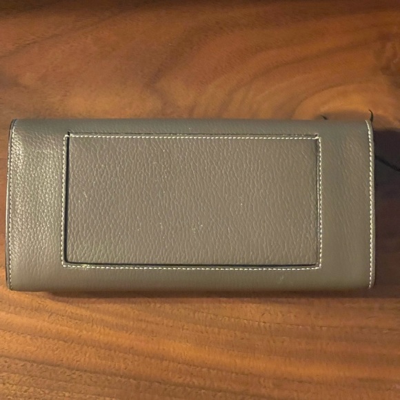 Celine Taupe Continental Leather Wallet - Picture 3 of 8